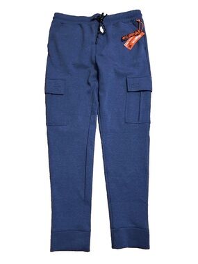 RGSTR Men’s Premium Tech Cargo Joggers - Blue - Large